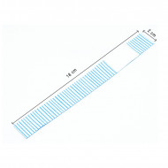 Pansement long bleu tissu élastique pour doigt Doigtbleu, 18 x 2 cm - Lot de 20