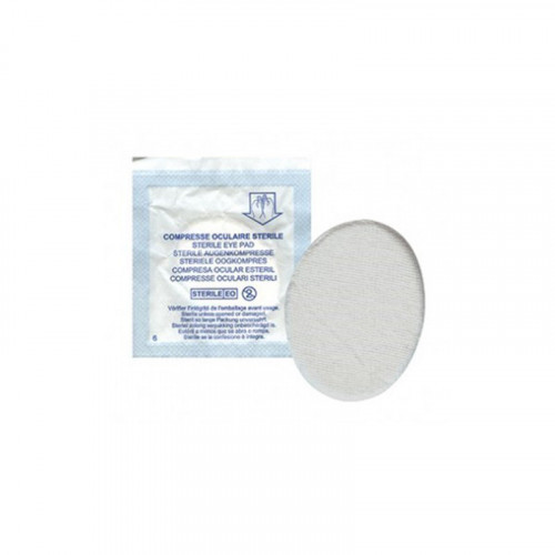 Compresse oculaire stérile 5 x 7 cm sous sachet, lot de 10
