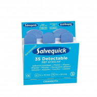 Recharge 35 pansements bleus pour distributeur Salvequick /6