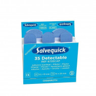 Recharge 35 pansements bleus pour distributeur Salvequick /6