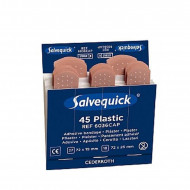 Recharge 45 pansements plastiques pour distributeur Salvequick /6