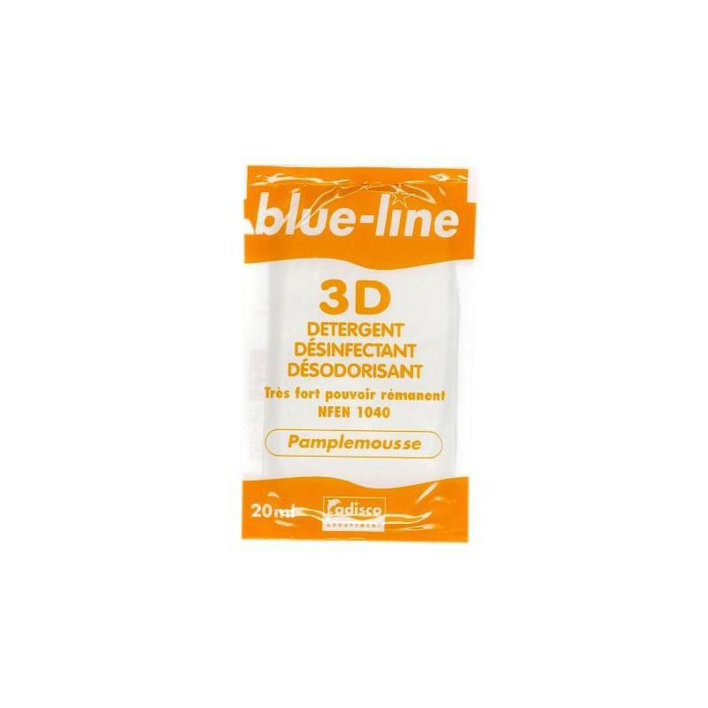 Désinfectants pour sol, Pamplemousse Blue Line, 20 ml, sachet de 50