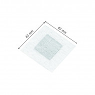 Pansements prédécoupés en non-tissé 4 x 4 cm - sachet de 100 Emplamet No.2