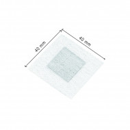 Pansements prédécoupés en non-tissé 4 x 4 cm - sachet de 20 Emplamet No.2