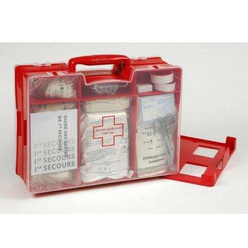 Trousse de secourisme Médecine du Travail, garnie, grand format