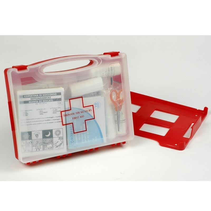 Trousse de secours vide avec support mural - Premiers secours