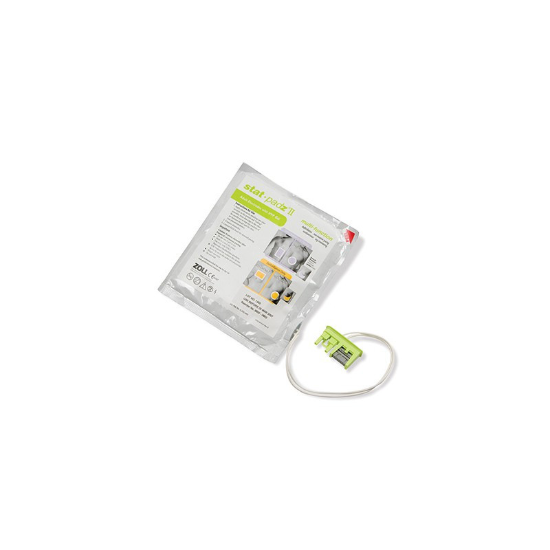 Electrodes STAT-PADZ II adultes pour défibrillateur ZOLL AED PLUS + kit de secours