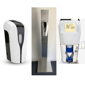 Station de désinfection distributeur automatique gel, 1000 ML