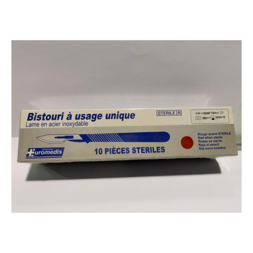Bistouri No.23, boîte de 10 Bistouri No.23, boîte de 10