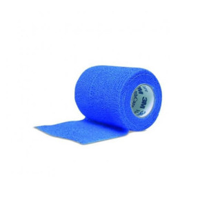Bandes de contention cohésive Coban 3M bleu, 5 cm x 4,5 m