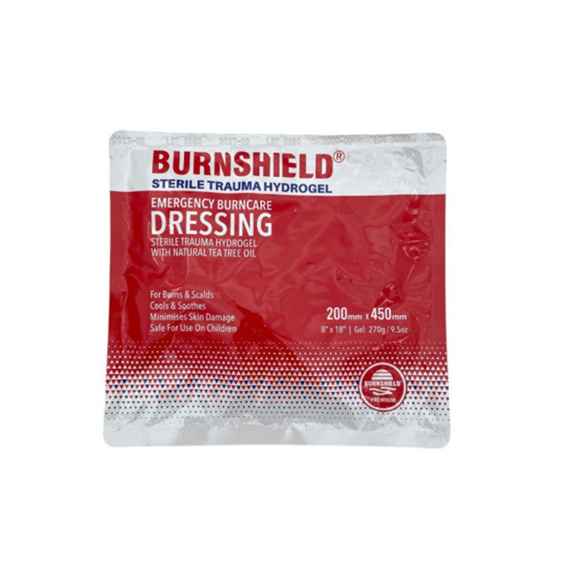 Compresses anti-brûlure hydrogel Burnshield, 10 x 10 cm