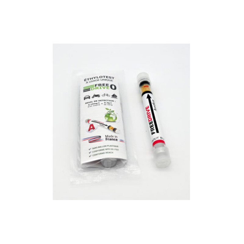 Ethylotest chimique sous sachet individuel pour jeune