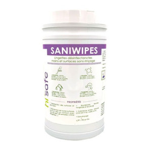 Lingettes Antimicrobiennes  - Boite de 100 lingettes
