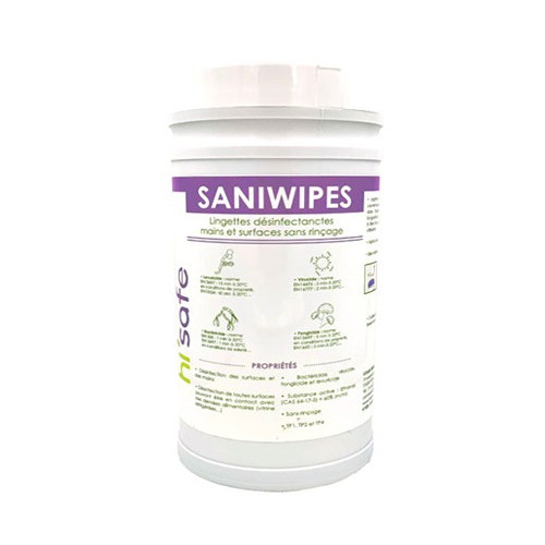 Lingettes Antimicrobiennes  - Boite de 100 lingettes
